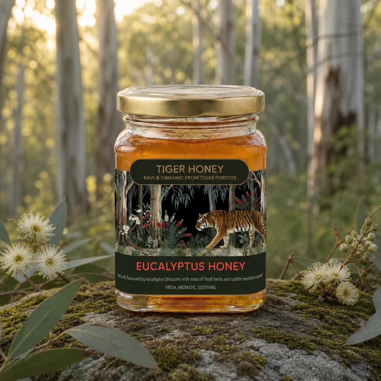 Eucalyptus Honey in its forest-origin setting